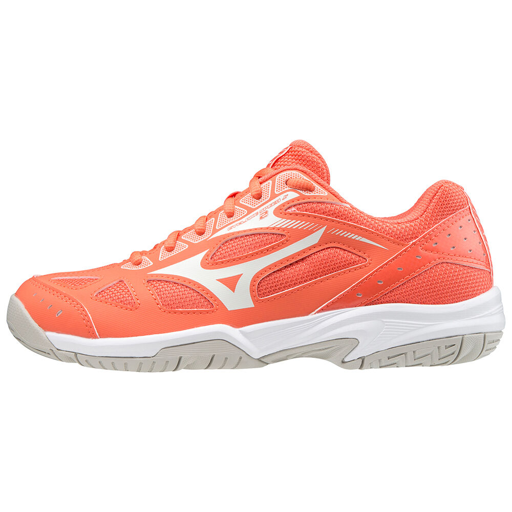 Zapatillas De Baloncesto Mizuno Cyclone Speed 2 Nb Mujer Coral/Blancas Baratas YOTP-90764